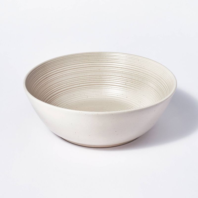 169oz Stoneware Serving Bowl Cream - Threshold&#8482; designed with Studio McGee, 3 of 5