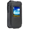 Nakedcellphone Vegan Leather Case with Belt Clip for Cingular Flex Flip Phone - Black - 2 of 4