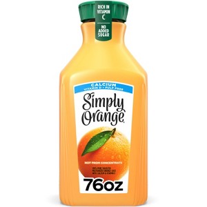 Simply Beverages Orange Pulp Free Juice with Calcium and Vitamin D - 76 fl oz - 1 of 4