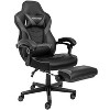 ELECWISH Racing Style High Back Computer Chair with Footrest Headrest and Lumbar Support - 3 of 4