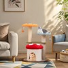 Tangkula Cute Mushroom Cat Tree 35" Tall Cat Tower w/ Sisal Scratching Posts Cat Condo - 3 of 4
