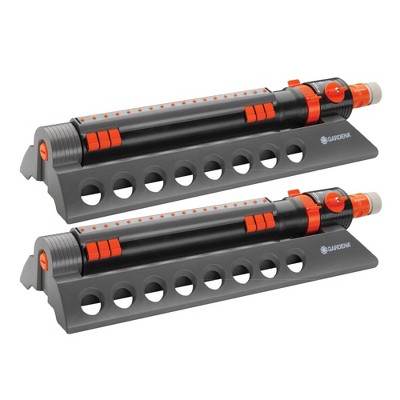 Gardena Comfort Aquazoom Oscillating Sprinkler With Adjustable Controls 2 Pack Target