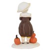 Dee Foust-Harvey 7.5 Inch Patrice Pilgrim Thanksgiving Pumpkins Fall Figurines - 3 of 3