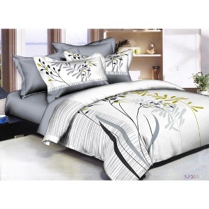 Linen Classique 320TC Simply Chic Grey Duvet Set - 1 of 3