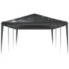 vidaXL Party Tent Anthracite Polyethylene, Steel 13 x 30 ft - 4 of 4