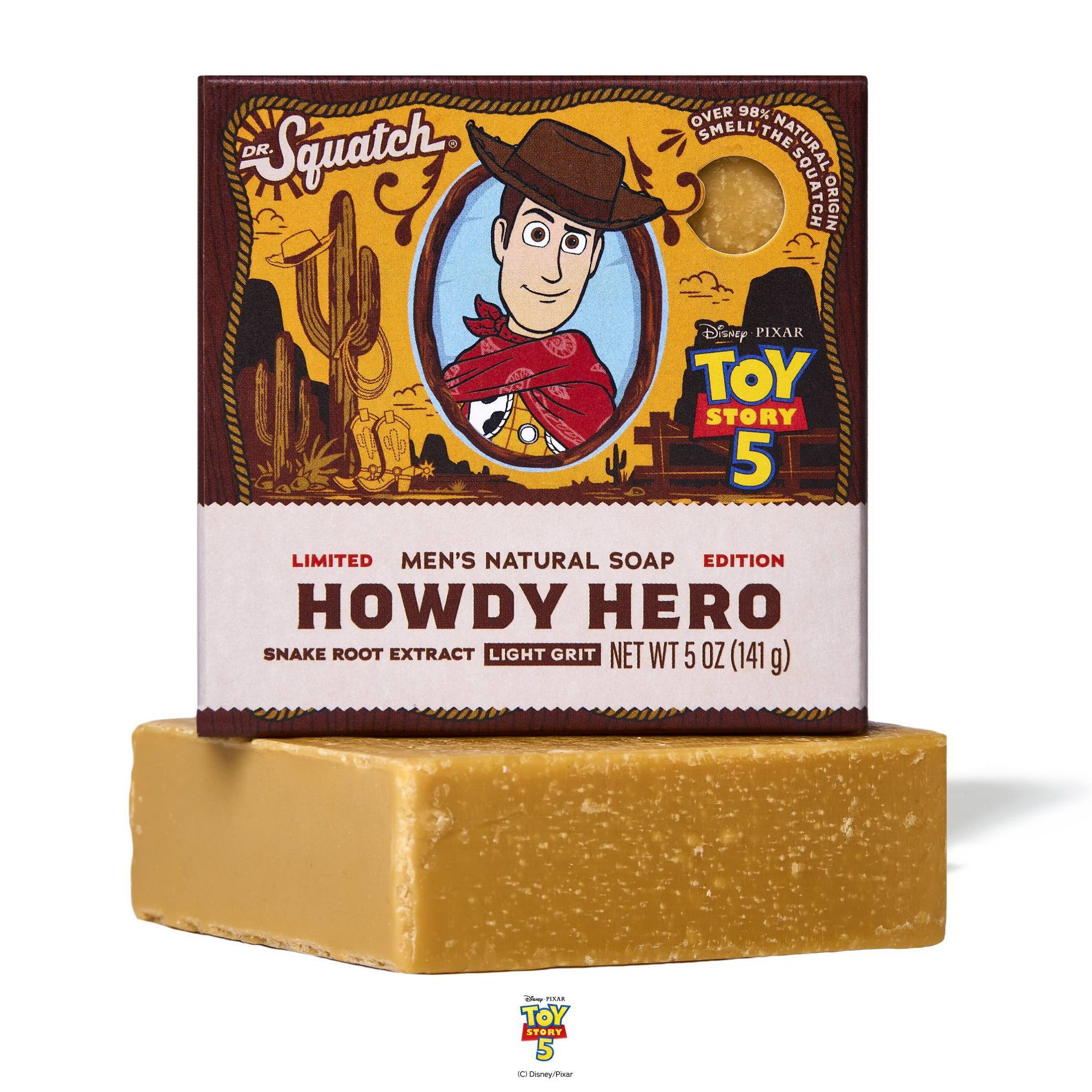 DR. SQUATCH Men's All Natural Bar Soap - Howdy Hero - 5oz