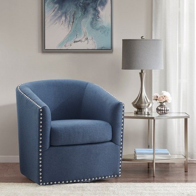 Sapphtopaz Accent Chair Swivel Chair Wood Frame Arm Chair Lounge Chair Modern Living Room Chair Comfy Chair for Living Room