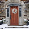 Vickerman Artificial Frosted Silver Wreath Wreath - 2 of 2