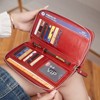 BEAFUP Women’s Wallet,RFID Blocking Wallet with Double Zipper & 12+ Card Slots - Large Capacity Travel Purse for Daily Use,and Shopping - 3 of 4