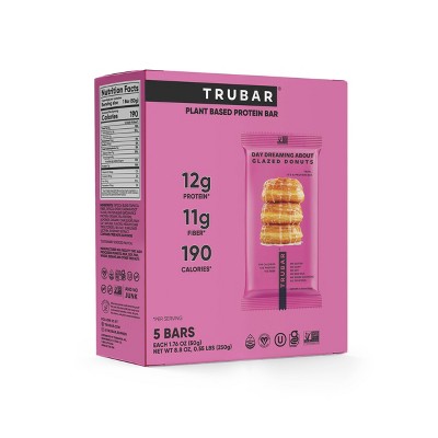 TRUBAR 12g Plant Based Protein Bars - Daydreaming About Glazed Donuts - 5ct