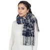 Anna-Kaci Plaid Winter Scarf Fringed Soft Warm Wrap Shawl Scarf for Women 23.6 x 70.9 inch - 2 of 4