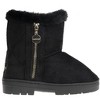 bebe Girl's Trendy Winter Boots, Kid's Boots with Zipper Detail for Little Kid/Big Kid - 2 of 4