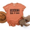 Simply Sage Market Women's Herding Kids and Cows Short Sleeve Garment Dyed Tee - 3 of 4
