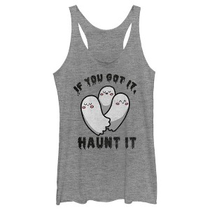 Women's Lost Gods Halloween If You Got it Haunt It Racerback Tank Top - 1 of 4