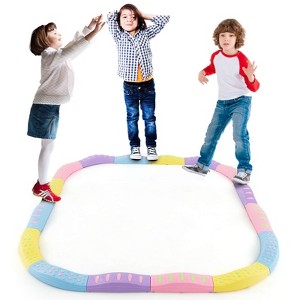 Costway Colored Balance Beams for Kids with Non-slip Textured Surface Bottom Pad - 1 of 4