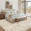 Machine Washable Modern Area Rug Geometric Distressed Non Slip Stain Resistant Non Shedding Pet Friendly Rugs for Living room Bedroom Kitchen - 2 of 4