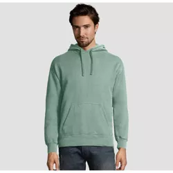 Hanes Men's Comfort Wash Fleece Pullover Hooded Sweatshirt - Cypress L