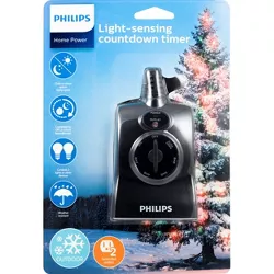Philips Dusk to Dawn Countdown Timer Outdoor 8/6/4/2hr 2 Outlet Grounded