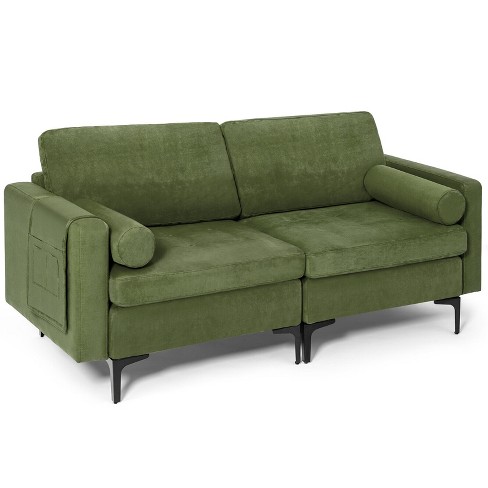 Target green couch online