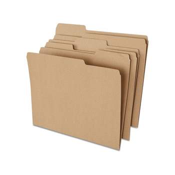 HITOUCH BUSINESS SERVICES File Folders 1/3 Cut Letter Size Kraft 100/Box TR509315/509315