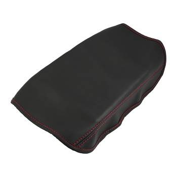 Unique Bargains Microfiber Leather Fabric Center Console Lid Cover