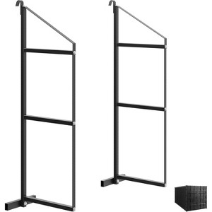 COZONY Heavy-Duty 3-Tier Steel Shipping Container Shelving Bracket, 22"x60", 1100 lbs Capacity, Hanging Storage Rack for Containers & Garages - 1 of 4
