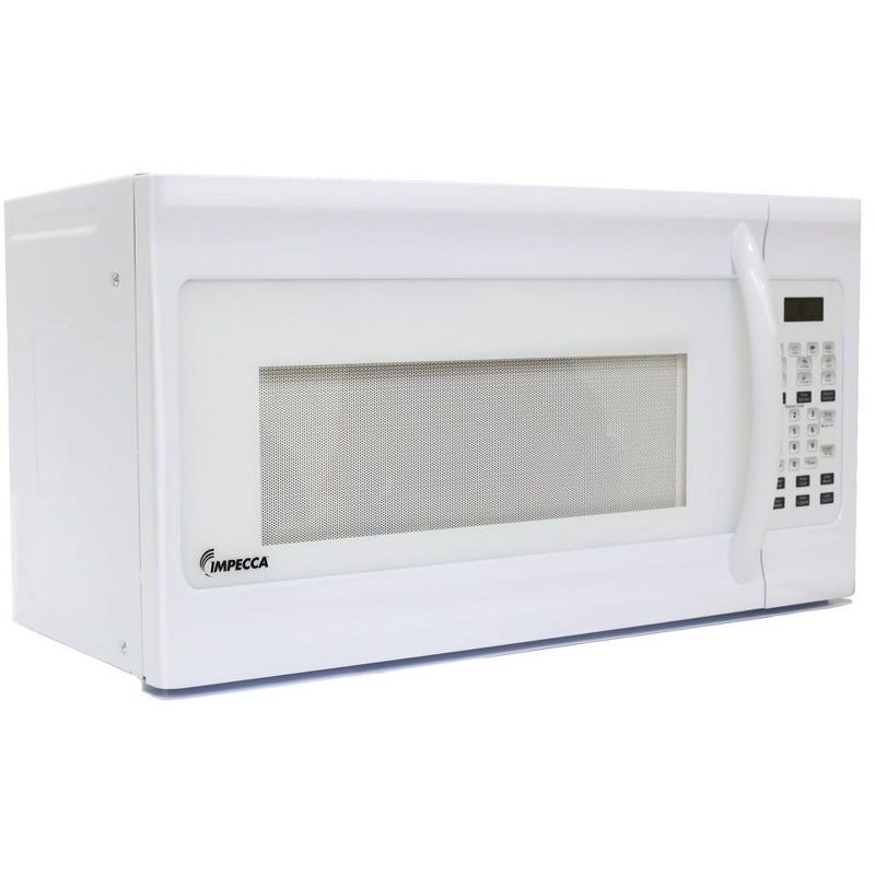 Impecca 1.6 cu ft, 30-Inch, Over the Range Microwave, 2 Speed 300 CFM Ventilation Fan - White, 2 of 5