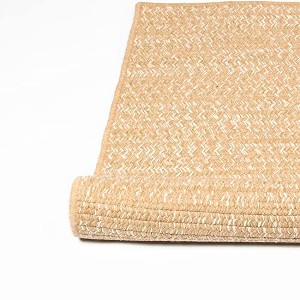 Colonial Mills Monterey Wool Tweed Braided Rug, Beige 3' x 5', Rectangle Shape - 1 of 4