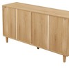 NicBex Rattan Dresser Farmhouse Storage Cabinet Closet Organizers and Storage Dresser for Bedroom, Closet, Living Room - 4 of 4