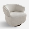 Vatros Barrel Chair Fully Assembled Swivel Accent Chair - 2 of 4