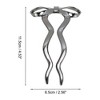 Unique Bargains Women's U-shaped Bow Decorative Hairpin 1 Pc - 4 of 4