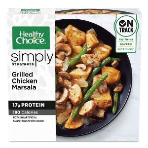Healthy Choice Simply Steamers Frozen Grilled Chicken Marsala with Mushrooms - 9.9oz - 1 of 4
