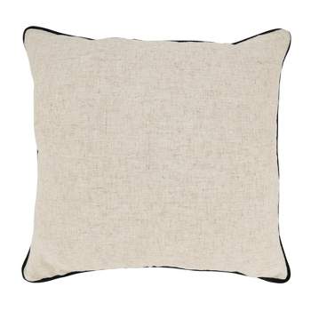 Saro Lifestyle Toscana Daydream Throw Pillow Cover with Piping