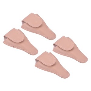 Unique Bargains PU Leather Nail Scissor Protective Cover Small Pointed Nipper Scissor Sheaths 4.5"x2.6" - 1 of 4