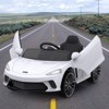 Ride On Car,12V Licensed Electric Car for 3-6 Kids,Electric Car with 2 Speeds, Parental Remote Control, Sound System, LED Headlights - 2 of 4