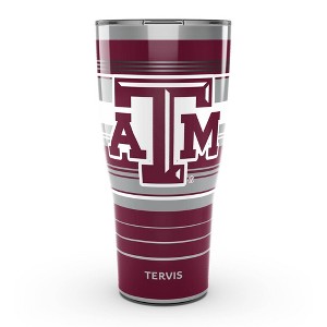 NCAA Texas A&M Aggies 30oz Hype Stripes Stainless Steel Tumbler - 1 of 4