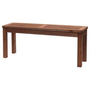 Karl Home | 45-Inch HDPE Backless Patio Bench - 1 of 4