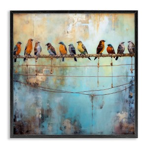 Stupell Industries Abstract Perched Birds, 24" x 24" - 1 of 4