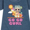 - LOL Surprise! - Go Go Gurl Graphic Short Sleeve Fleece Dress - 2 of 4