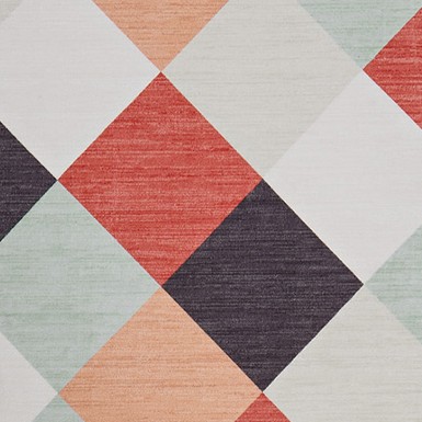checkered multicolor