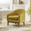 Kiian Boucle Armchair Chair with solid wood legs| HULALA HOME - 2 of 4