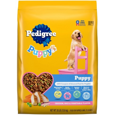 Pedigree Chicken Rice And Vegetable Flavor Puppy Dry Dog Food 30lbs Target