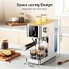 ZAFRO Espresso Machines,20Bar Quick-Heat Espresso Makers with LED Touchscreen,1.2 L Removable Tank,Stainless-Steel Coffee Maker,for Cappuccino&Latte - 2 of 4