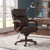 La-Z-Boy Executive Chair Coffee: Upholstered Swivel Recliner, Wood Frame, Adjustable Height - 2 of 4