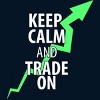 Men's Design By Humans Keep Calm And Trade On By MadderTees Tank Top - 2 of 2
