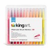 KINGART Watercolor Brush Markers 36 Colors - 2 of 4