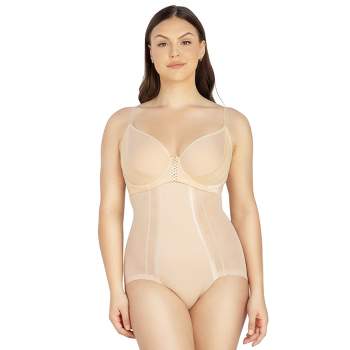 Squeem Women's Brazilian Flair Bodysuit in Pink, Size X Large