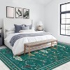 Insect Washable Soft Runner Rug Non-Slip Stain Resistant for Kitchen Hallway Nursery, Ultra-Thin Design - 3 of 4