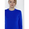 JENNIE LIU Women's 100% Pure Cashmere Long Sleeve Crew Neck Pullover Sweater - 3 of 3
