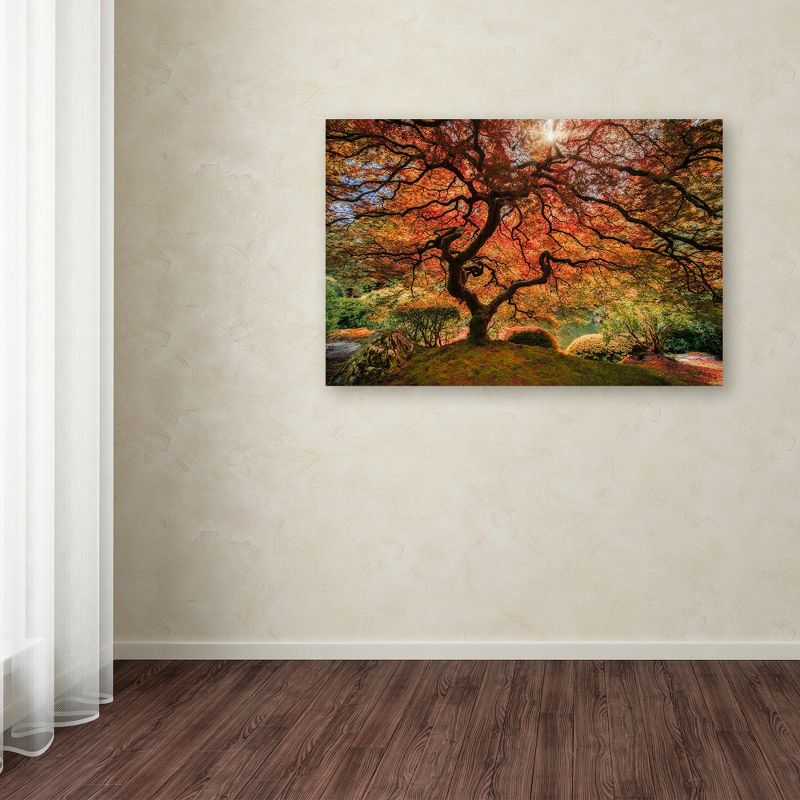 Trademark Fine Art -Moises Levy 'The Tree Horizontal' Canvas Art, 3 of 4